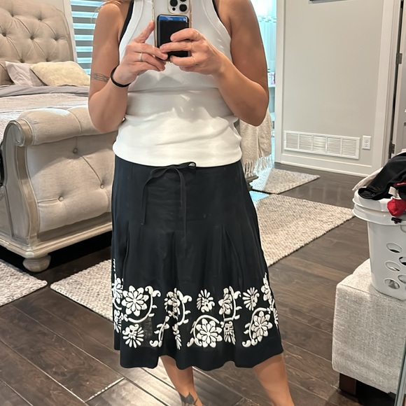 Ann Taylor Dresses & Skirts - Black linen skirt